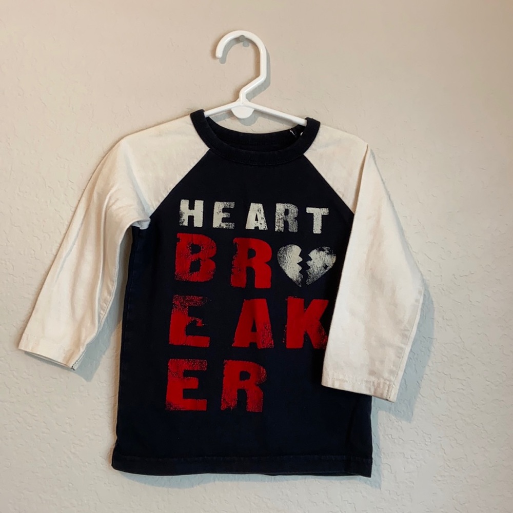 Baby Gap Long Sleeve HeartBreaker Shirt 2T